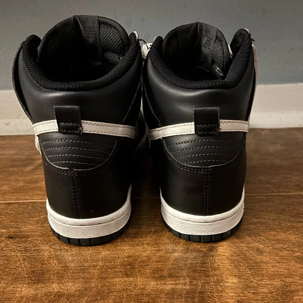 Nike Black and White Youth Dunk Sneakers